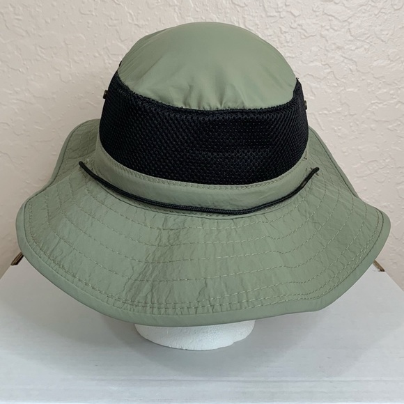 Dorfman Pacific Co Authentic Mesh Boonie Outdoor Bucket Hat Gray Green medium - Picture 3 of 12